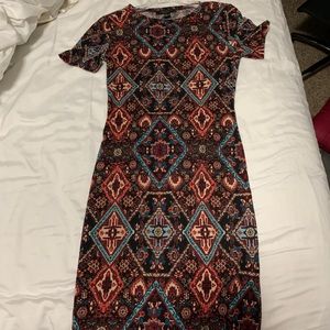 Short sleeve shirt dress